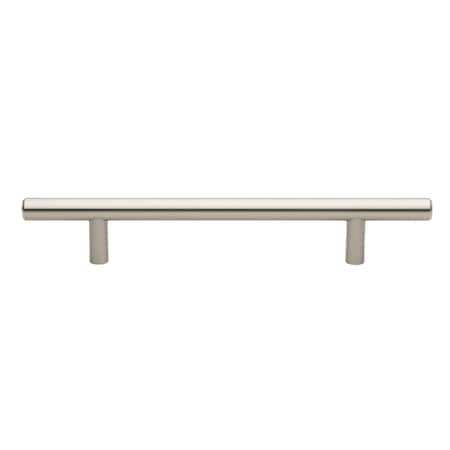 Gliderite Hardware 5-1/16 in. Center to Center Satin Nickel Solid Steel Bar Pull - 5008-128-SS, 25PK 5008-128-SS-25